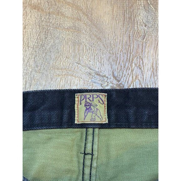 PRPS Rit‎ Rambler Mens Button-Fly Black Denim Jeans Size 31 - Picture 4 of 12